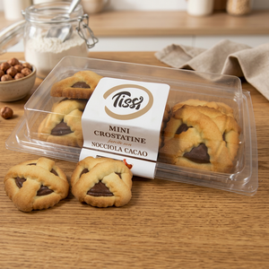Hazelnut and Cocoa Mini Tart Tissi Round <b>Box</b> 200g X 6 Pcs Fresh Nut-Flavored Room Temperature - Product Image 3