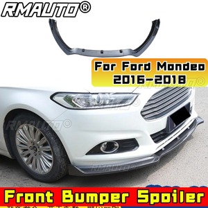 <b>Car</b> Front Bumper Lip <b>Diffuser</b> Spoiler Glossy Black Modification Part for Ford Mondeo 2016-2018 Bumper Guard <b>Car</b> Accessories - Product Image 5