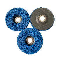 Disque de décapage rapide 125 mm en céramique, zircone, nylon, carbure de silicium pour le nettoyage des traces et de la rouille, le polissage, avec support en fibre de verre