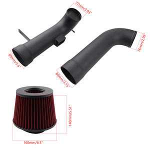 Sistema de Admisión de Aire Frío de Alto Rendimiento para BMW 125i 228i 320i 328i 428i F22 F30 F32 2012+ AIM068-BK-RD - Product Image 6