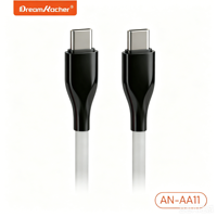 Câble Type-C Dream Kacher SC-AA11 pour téléphone portable et ordinateur, longueur 1 mètre, conducteur interne en cuivre pur à 100 brins, isolation TPE
