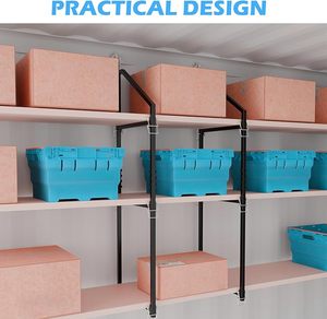 Jh-mech khả năng chịu tải cao treo kệ giá dễ dàng cài đặt thép carbon với sơn tĩnh điện vận chuyển container kệ - Product Image 3