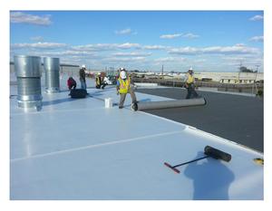 แผ่นกันน้ำ TPO ยืดหยุ่น60mil ทนทานต่ออายุที่ดีเยี่ยมสำหรับอุณหภูมิลบ<span class=keywords><strong>40F</strong></span> ที่ใช้ - Product Image 5