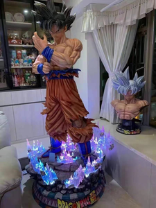 Figura de <span class=keywords><strong>Anime</strong></span> Japonés de Fibra de Vidrio Personalizada al por Mayor, Estatua 1/1, Figura de Dragon Ball, Estatua de Goku, Escultura de Resina de Goku WuKong Vegeta - Product Image 3