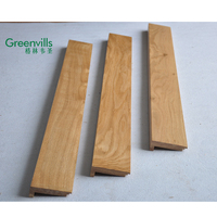 Greenvills accessoire de plancher d'escalier planches en bois massif de chêne naturel nez de marche