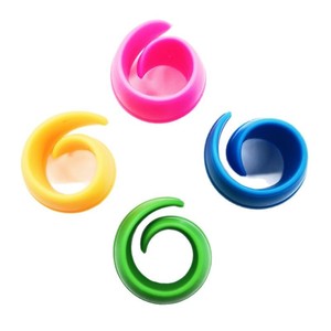 Anillos de silicona para bobinas, clips de sujeción de bobinas de colores para hilo de bordado, accesorios de costura duraderos - Product Image 5