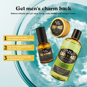 Produit d'hygiène personnelle pour hommes Nizorick Déodorant Parfum solide Lavage <span class=keywords><strong>intime</strong></span> Soins du corps pour hommes - Product Image 2