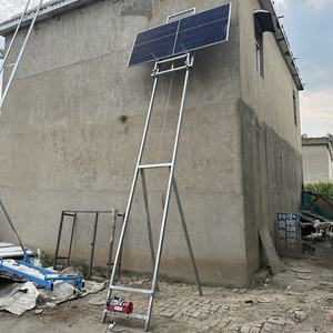 Panel surya pengangkat 4-25 Meter kustom beban tinggi 300KG pengangkat batu bata tangga katrol listrik - Product Image 5