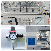 Machine d'impression par tampon servo P6/S 6 couleurs haute précision à godet d'encre fermé pour surfaces irrégulières multicolores