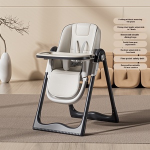 Chaise de repas pliable et réglable en plastique pour enfants, idéale pour la maison et l'école, pour les bébés et les jeunes enfants en croissance - Product Image 5