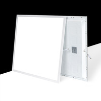 Promotion : Panneau lumineux LED ultra-fin à cadre en aluminium, à montage en surface, éclairage périphérique, dimmable, IP20, garantie 5 ans, 2x2/2x4, pour intérieur