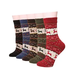 KT3-A718 Hand Knitted Wool Socks Hand Made Wool Socks Knitting Patterns Free Sox