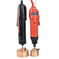 Capsuleuse électrique portative automatique pour bouteilles en verre et en plastique, machine de serrage et de vissage des bouchons