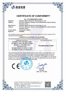 Ds18b20 तापमान सेंसर आउटपुट डिजिटल मॉडबस-रट्टू Rs485 रोह ओडम फैक्ट्री की आपूर्ति वाटरप्रूफ ip68 - Product Image 2