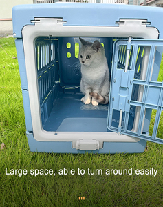 Vente chaude Jaune Pliable Pet Mallette <span class=keywords><strong>de</strong></span> Transport pour Chats Durable et Portable Extérieur Pliant Pet Airline Cage pour Voyager - Product Image 3