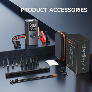 Портативный насос для накачивания шин 150 Psi, USB-C 12 В, пиковые 3000A, аварийные инструменты для автомобиля, пусковое устройство, воздушный компрессор - Product Image 2