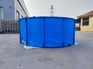 20000-Liter Blauwe Pvc Visvijver Tank Milieuvriendelijk Beweegbaar Plastic Landbouw <span class=keywords><strong>Aquarium</strong></span> & Koi Accessoires Duurzame Koi Visvijver - Product Image 2