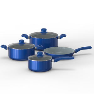 Juego de Utensilios de Cocina de 7 Piezas con Revestimiento de Piedra, Aluminio Forjado Antiadherente <span class=keywords><strong>para</strong></span> Inducción y Gas, Venta al Por Mayor - Product Image 5
