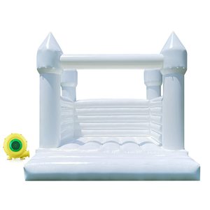 Castillo Inflable Comercial para Fiestas, Color Pastel, para Adultos y Niños, Castillo Inflable Blanco para Bodas, Casa de Brinco en Venta, Casa Blanca - Product Image 6