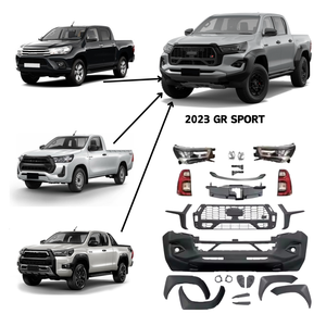 Kits de Carrocería para Toyota Hilux Revo Rocco 2015-2020, Conversión a GR Sport 2023 2024, Kit de Carrocería, Parachoques, Faros Delanteros, Parrilla - Product Image 1