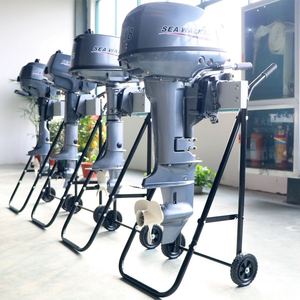 Fold Boat <strong>Small</strong> Outboard Motor Handtruck Stand Light Duty Outboard Motor Carrier Cart Trolling Engine Stand Carrier <strong>Trolley</strong> - Product Image 4