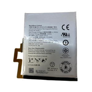 Ruixi pin 3400mAh/12.92wh BAT-58107-003 Pin cho Blackberry hộ chiếu 4 gam Q30 <span class=keywords><strong>SQW100</strong></span>-<span class=keywords><strong>1</strong></span> <span class=keywords><strong>SQW100</strong></span>-3 Pin - Product Image 1