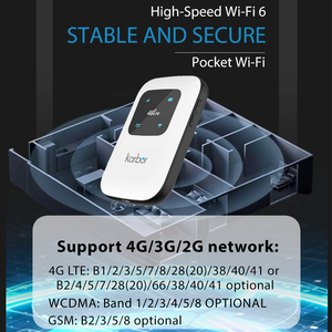Enrutador WiFi Karbor 4G LTE, enrutador WiFi móvil 4G con función QoS y ranura para tarjeta Sim, enrutador inalámbrico - Product Image 6