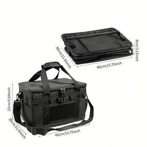 Bolsa de Herramientas Multiusos de 60L con Diseño Personalizado, Organizador de Cocina con Correa para el Hombro, Plegable y Resistente, para Almacenamiento en Campamentos - Product Image 5