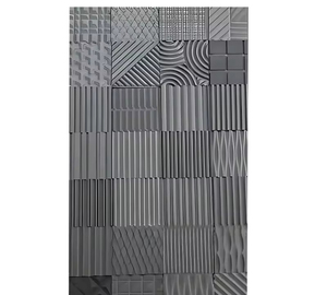 Panneau en Fibro-<span class=keywords><strong>ciment</strong></span> Décoratif Moderne, Ignifuge et Imperméable, <span class=keywords><strong>pour</strong></span> Revêtement Mural <span class=keywords><strong>Extérieur</strong></span> et Revêtement <span class=keywords><strong>de</strong></span> <span class=keywords><strong>Sol</strong></span> Intérieur/<span class=keywords><strong>Extérieur</strong></span> - Product Image 1