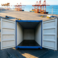 Conteneur maritime de 20 pieds à toit souple (OT) en bâche souple pour le transport maritime et terrestre de machines, pierres et marchandises en vrac