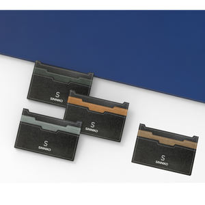 Professionnel personnalisé en cuir Saffiano petit porte-<span class=keywords><strong>cartes</strong></span> portefeuille pour hommes portefeuille minimaliste porte-carte porte-monnaie carte de crédit - Product Image 3