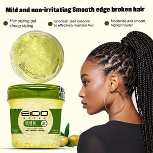 Gel para el cabello de uso profesional en salón Gel para peinar Aroma fresco de larga duración con hidratación fuerte - Product Image 4