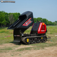 Rhinoceros KS2700 1225kg Kapazität Mini-Lader Raupenlader Baustellen-Buggy Schwenkkipper