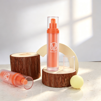 Flacon cosmétique en plastique sans air personnalisé en usine, 30 ml, 50 ml, pour crème et essence de soin personnel