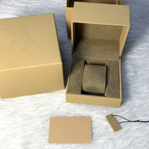 Caja de Reloj de Lujo OEM con Interior de Gamuza Sintética, Estuche Cuadrado de Cartón, Funda Protectora con Tapa Abatible y Almohada para Relojes de Lujo - Product Image 4