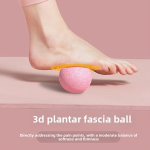 Balle de massage haute densité pour relaxation musculaire, balle fascia, balle de yoga portative pour la main, le pied et le dos, pour soulager la douleur et la thérapie - Product Image 2