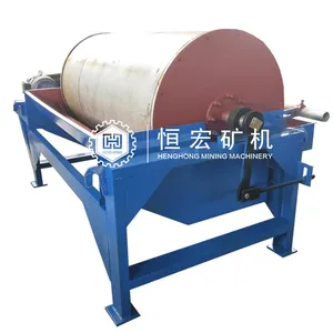 Super Quality Mineral Processing Equipment Dry Wet Drum Magnetic Separator Tantalite Ore Dressing Line Iron Ore Recycle Machine