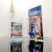 Emballage en forme de coquille pour figurine d'action, recyclable, prix moins cher, avec un MOQ faible pour l'affichage