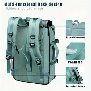 3 in 1 Multifunctional Unisex Travel Laptop <b>Backpack</b> Waterproof Anti-Theft with USB Zipper Closure - Product Image 6