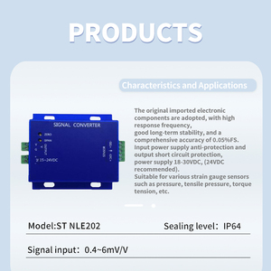 Tín hiệu chính xác 0.05% FS điều hòa cho cảm biến đo biến dạng 18-30vdc, ngắn mạch và bảo vệ phân cực ngược - Product Image 3