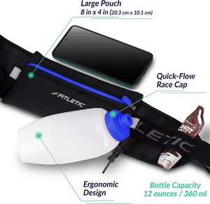 Courroie d'hydratation étanche pour la randonnée et la course à pied avec porte-bouteille Échantillon gratuit personnalisé - Product Image 6