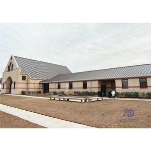 Cobertizo de <span class=keywords><strong>iglesia</strong></span> de metal con estructura de acero de bajo costo edificios prefabricados <span class=keywords><strong>casa</strong></span> - Product Image 3