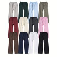 Ensemble de sweats à capuche pour hommes 2025 – Collection automne transfrontalière polyvalente, basique, en coton pur 430G, coupe ample, couleur unie, personnalisable