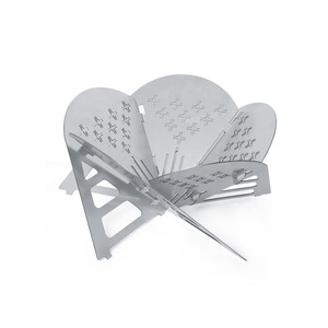 Brasero <span class=keywords><strong>de</strong></span> Exterior <span class=keywords><strong>de</strong></span> Aleación <span class=keywords><strong>de</strong></span> Aluminio, Moderno y Sencillo, con Forma <span class=keywords><strong>de</strong></span> Loto, Soporte para Fogatas, Parrilla para <span class=keywords><strong>Barbacoa</strong></span>, Plegable, <span class=keywords><strong>Portátil</strong></span>, para Calentar, Parrilla <span class=keywords><strong>de</strong></span> <span class=keywords><strong>Carbón</strong></span> - Product Image 1