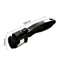 Poignée ergonomique amovible pour tous les ustensiles de cuisine avec bouton poussoir facile à utiliser pour le déverrouillage et la fixation rapides