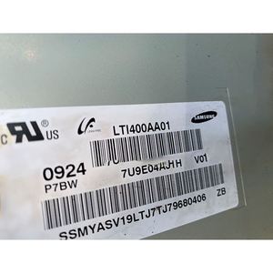 Panel de <span class=keywords><strong>Pantalla</strong></span> LCD TFT LTI400AA01-001 de 40.0 <span class=keywords><strong>Pulgadas</strong></span> con Resolución de 1366x768 para Señalización Digital/Muro de Video <span class=keywords><strong>Samsung</strong></span> - Product Image 2