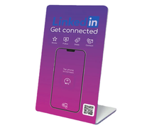 Support NFC Google Review personnalisé en acrylique, présentoir de carte NFC, support de code QR, plaque de table « Tappez pour laisser un avis » pour restaurant et café