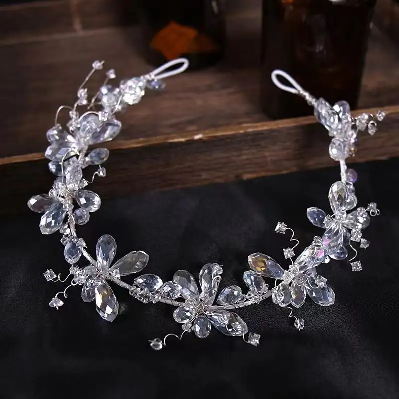 Couronne de mariée strass, diadèmes et couronnes de mariée, accessoires de cheveux pour cosplay, anniversaire, fête de mariage