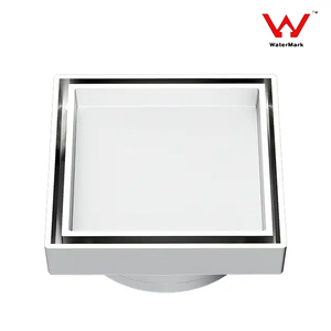 Hiện đại 100*100mm phòng tắm cống sàn gạch vuông chèn với bề mặt được đánh bóng 80mm nước Outlet cho phòng tắm - Product Image 6