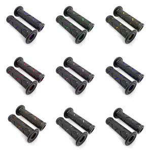 Poignées de guidon de moto universelles de 7/8 pouces, poignées d'accélérateur en caoutchouc antidérapantes pour la modification des vélos électriques Niu Segway - Product Image 4